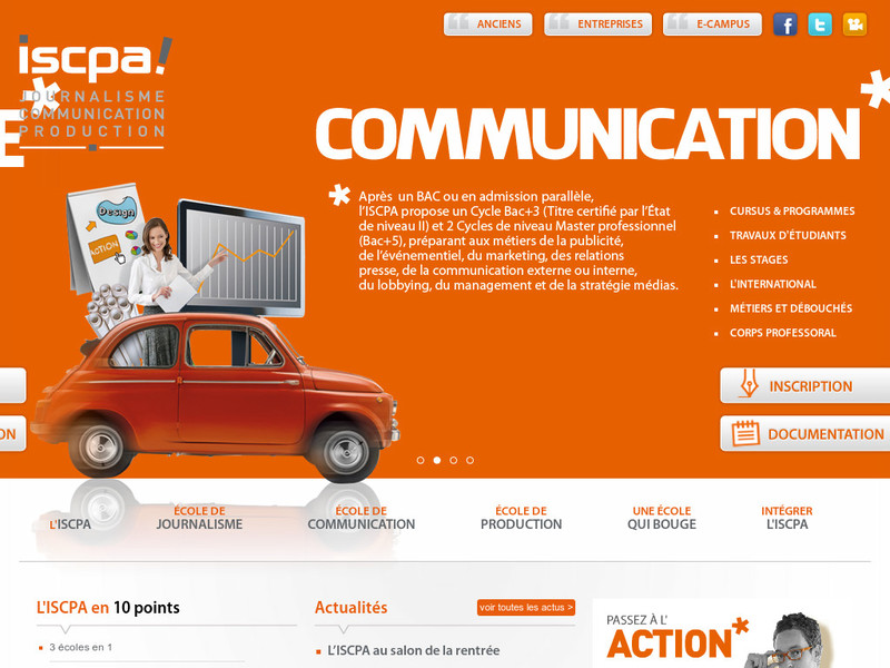 Site ISCPA Paris