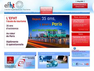 Site EFHT - Ecole Sup�rieure de Tourisme