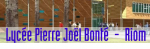 BTS TP - Travaux publics Lyc�e Pierre-Jo�l Bont� Riom